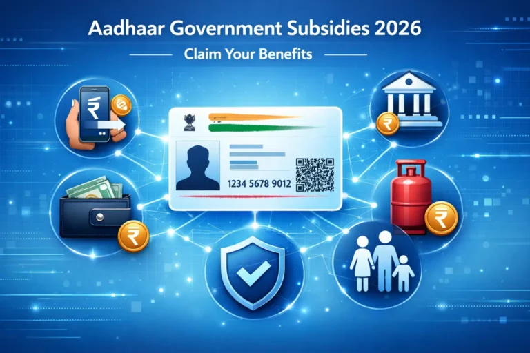 Aadhaar Government Subsidies 2026 Claim Your Benefits