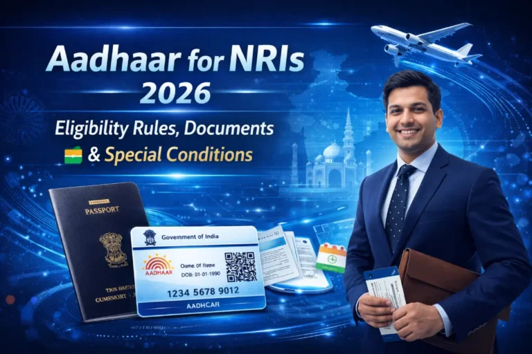 Aadhaar for NRIs 2026 Eligibility Rules, Documents & Special Conditions